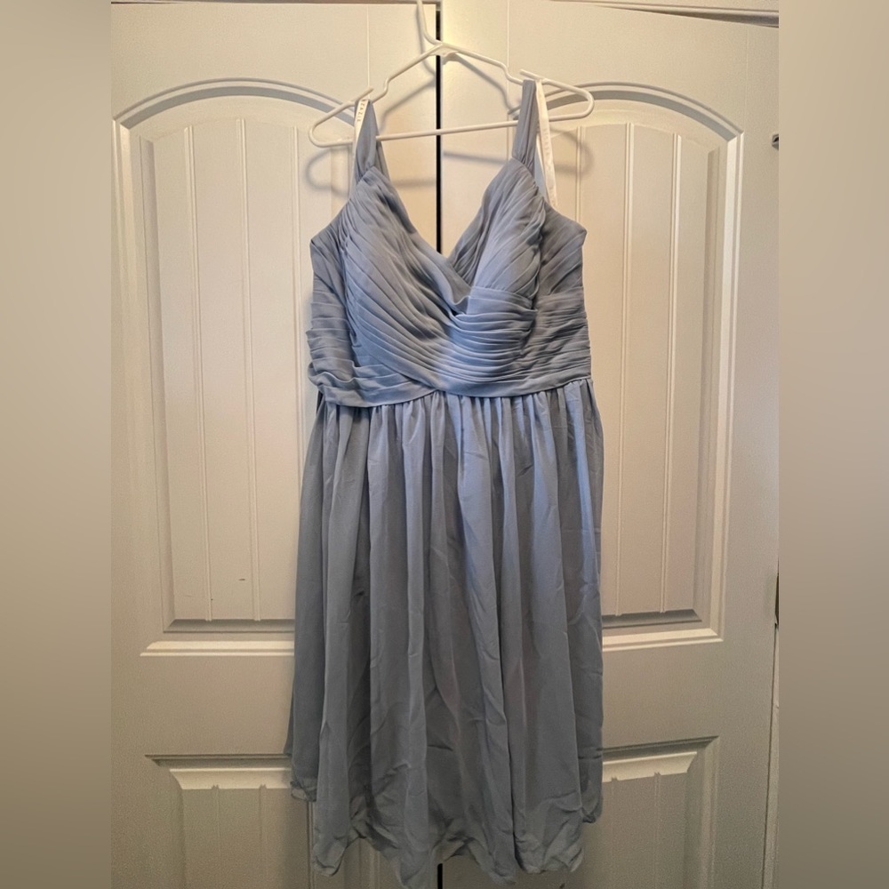 New Dusty Blue bridesmaid dress